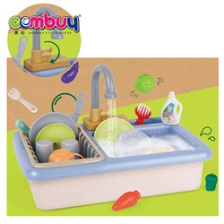 KB015774 KB015775 - Straw kitchen sink dishwasher machine toy for kids pretend play
